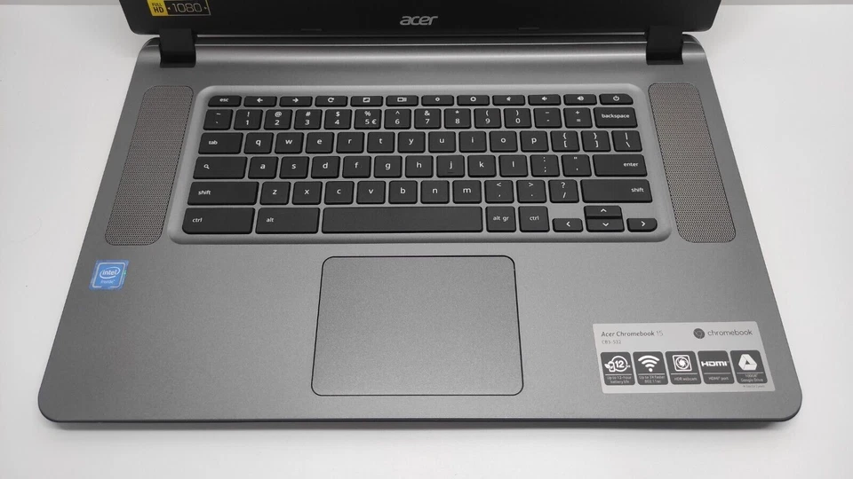 NOTEBOOK ACER CHROMEBOOK 315 INTEL CELERON N3060 4GB RAM 32GB SSD WIFI WEBCAM - Immagine 2 di 4