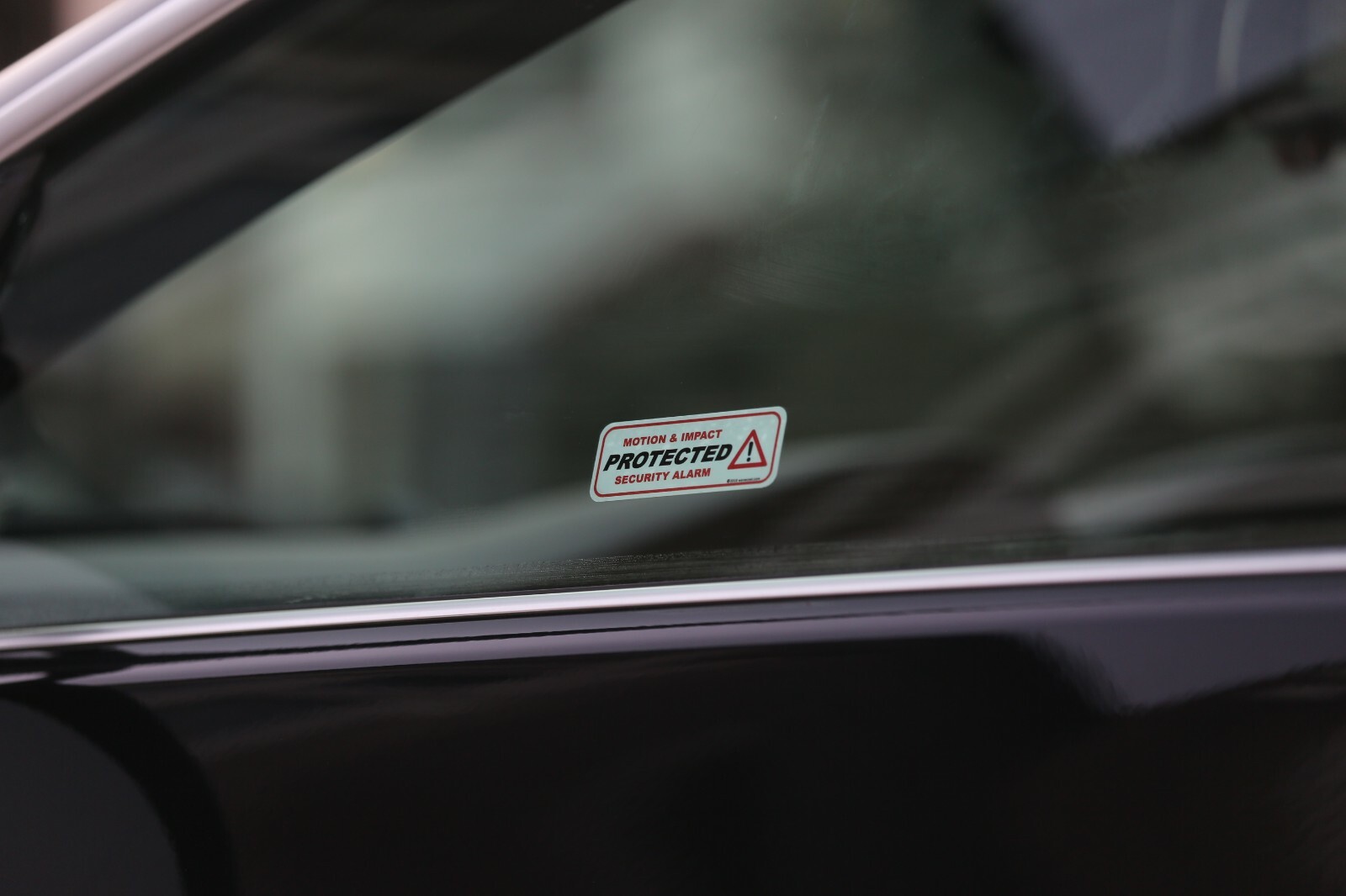 4 x PROTECTED WINDOW STICKERS, PRIUS HYBRID CATALYTIC CONVERTER THEFT