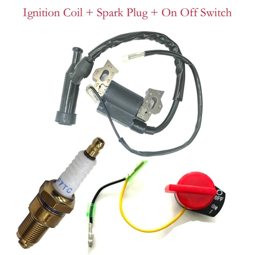 Ignition Coil Spark Plug On Off Switch Honda GX120 GX160 GX240 GX270 ...
