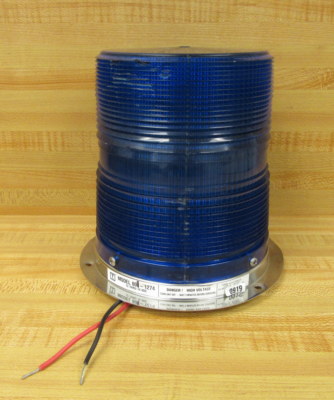 Tomar Electronics 804-1274 Blue Maxi Strobe 8041274 With Mount 12-74VDC