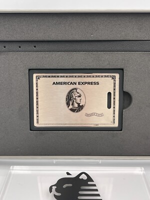 American Express AMEX Platinum Member Metal Luggage Tag Exclusive