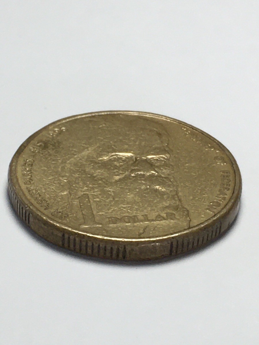 1996 Australia Queen Elizabeth 2 (Sir Henry Parkes) One Dollar