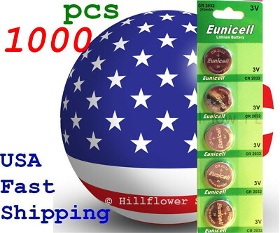 #ad 1000 piece X CR2032 2032 LM2032 BR2032 3V Super Quality Card Lithium Battery $115.54