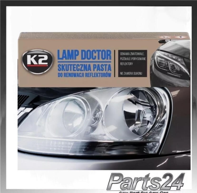 K2 LAMP DOCTOR Paste Headlight Scratch Restorer Repair Polish & Protects restore