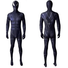 Black Venom Jumpsuit Spider-man Cosplay Costume Halloween Adult Kids 3D Bodysuit