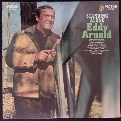 EDDY ARNOLD STANDING ALONE  STILL SEALED! RCA RECORDS VINYL LP 118-70W