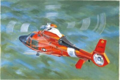 Trumpeter US Coast Guard HH-65C Dolphin Helicopter 1:35 Bausatz Kit 05107 Heli