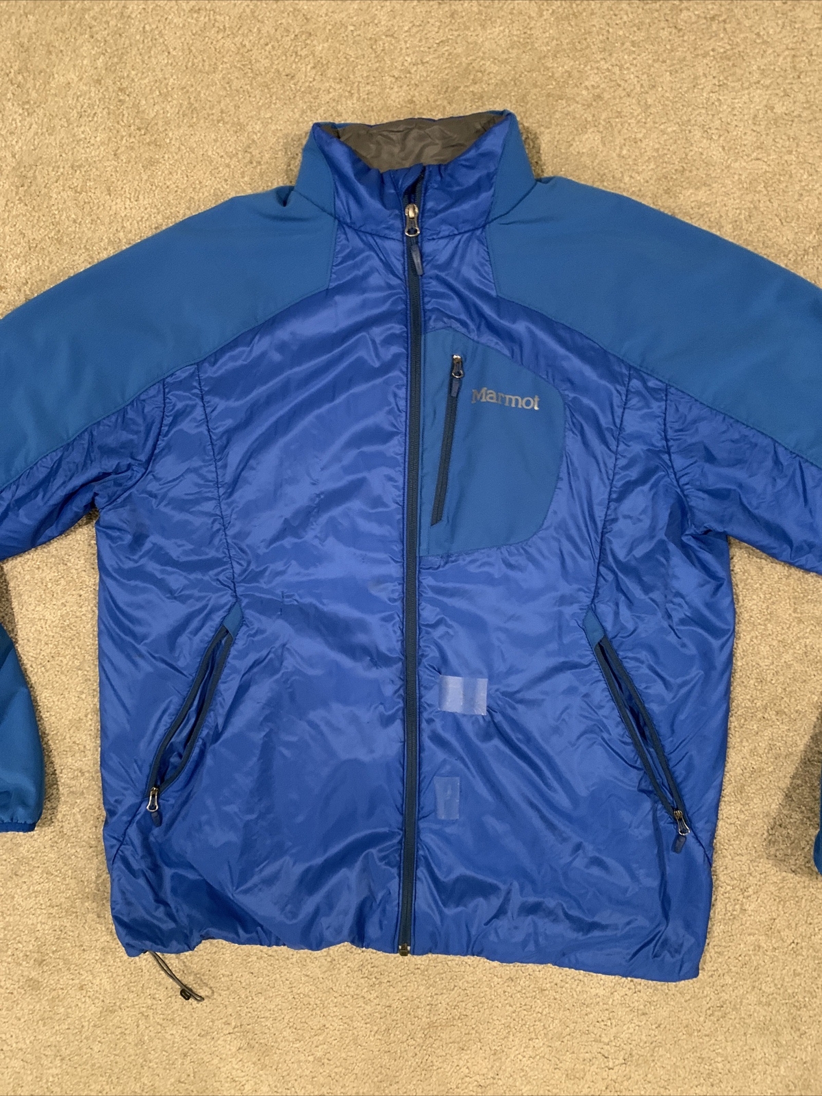Marmot Primaloft Alpha Softshell Jacket Blue Men'… - image 2