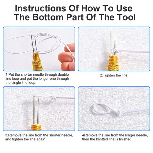US NEW Fishing Knot Quick Tying Tool Line Clipper Snip Hook Nipper Tie Knotter - Picture 5 of 16