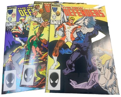 The Defenders 131 132 133 ~ Nowlan Perlin Sienkiewicz Plunket ~ NM Nice JW21