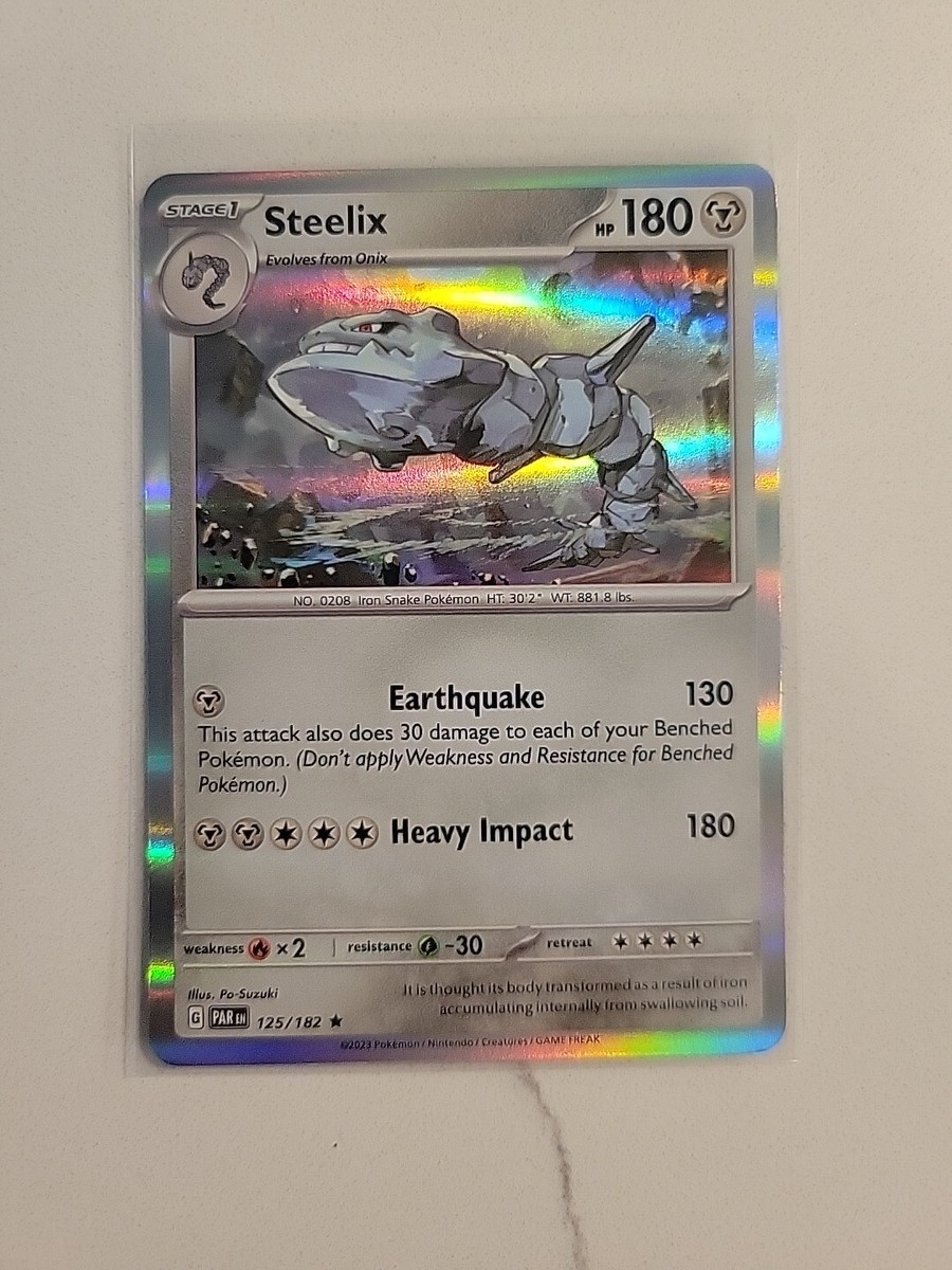 Steelix - 125/182 - Paradox Rift - Holo Pokemon TCG | eBay