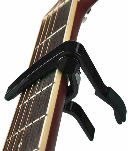 AU SALE Aluminium Guitar Capo for Electric Acoustic Guitar Trigger Quick Release - Picture 4 of 20