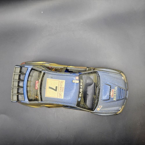 Subaru Impreza WRC 2007 Muddy - Kinsmart 2019 Diecast 1/36 CRASHED! Diorama - Picture 11 of 18