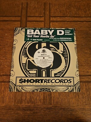 Baby D Feat. Too Short Get Your Hustle On Promo Single Vinyl Record 1998 EX