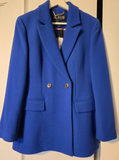 J Crew Blazer-jacket in Italian double-cloth wool blend Royal Blue Size 6