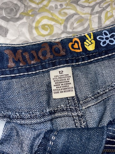 Mudd. Skirt Girls Blue Denim 12 - Picture 3 of 7