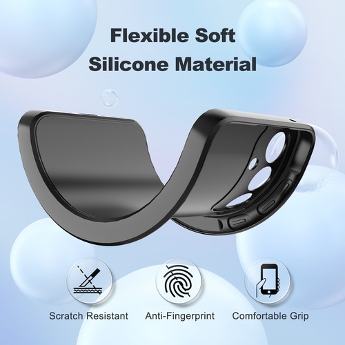 For Samsung Galaxy A16 A15 A25 A56 Liquid Silicone Phone Case /Screen Protector - Picture 9 of 64