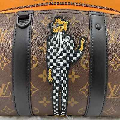 Louis Vuitton City Keepall checker b&w bag Virgil Abloh Zoom Friends  Rare LV