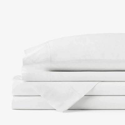 #ad The Company Store Classic Cool Cotton Percale Sheet Set 300 TC Crisp Bed Sheets $52.92
