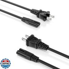 2 Pack 6 ft AC Power Cord Fit for Xbox Series X S, Xbox One X S, Sony PS4 PS5