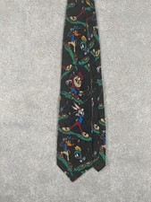 Vintage Looney Tunes Golf Neck Tie 1994 Golfing Characters Tie