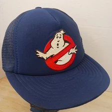 Vintage Ghostbusters Embroidered Cap Mesh Snapback Hat
