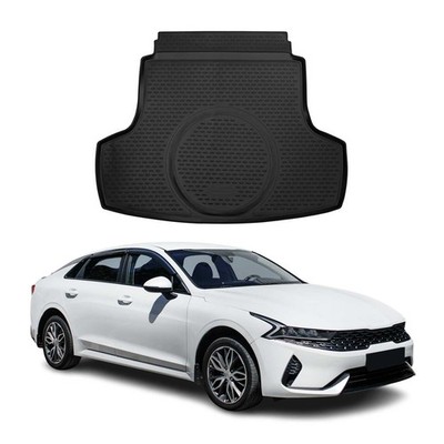 OMAC Cargo Mats Liner for Kia K5 2021-2026 Sedan Rear Trunk Waterproof TPE Black