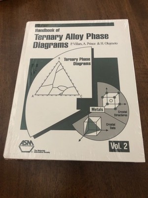 Handbook of Ternary Alloy Phase Diagrams Volume 2 ASM International Sealed