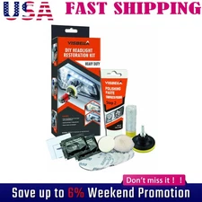 VISBELLA Headlight Restoration kit Car Lamp Lens Cleaning Restoration