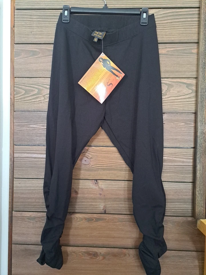 Leggings Serena Williams Signature Statement preta franzida tamanho grande nova com etiquetas - Imagem 2 de 4