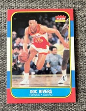 1986-87 Fleer Basketball #91 Doc Rivers - Hawks
