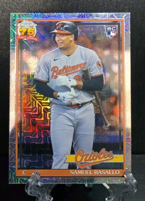 Topps 2024 Silver pack Mojo Refractor Samuel Basallo Rookie 91C-30 Orioles