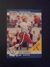 1990 Pro Set #669 Jeff George  Draft Day
