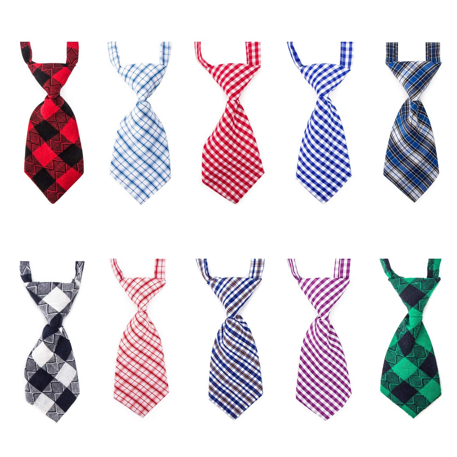 Dogs Neckties Small Dog Neck Bow Ties Adjustable Collar Pet Bowties Small