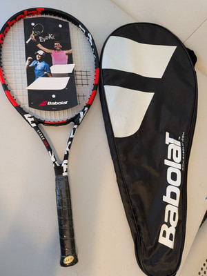 New Babolat Evoke 105 L3 4-3/8 Tennis Racquet Strung Synthetic with Cover