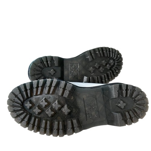 Zapatos de plataforma Dr. Martens 1461 Quad blancos de cuero liso talla mujer’s 6 hombre’s 5 - Imagen 10 de 15