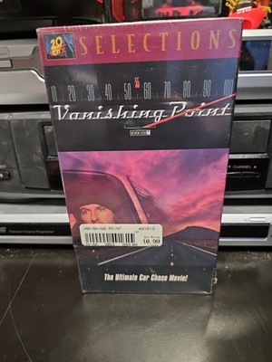 Vanishing Point 1971 VHS Barry Newman Cleavon Little Dean Jagger John Amos - NEW
