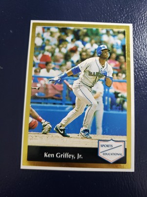 Ken Griffey Jr Mariners 1991 - 1992 Sports Educational White Border Oddball