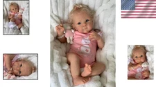 18 Inch Real Life Reborn Baby Dolls Silicone Full Body Girl Realistic Baby Dolls