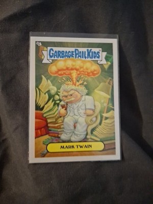 2013 Garbage Pail Kids Brand New Series 3 Mark Twain Adam Bombing Black #10