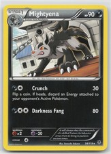 XY - Phantom Forces Mightyena 54/119 Rare Pokemon LP