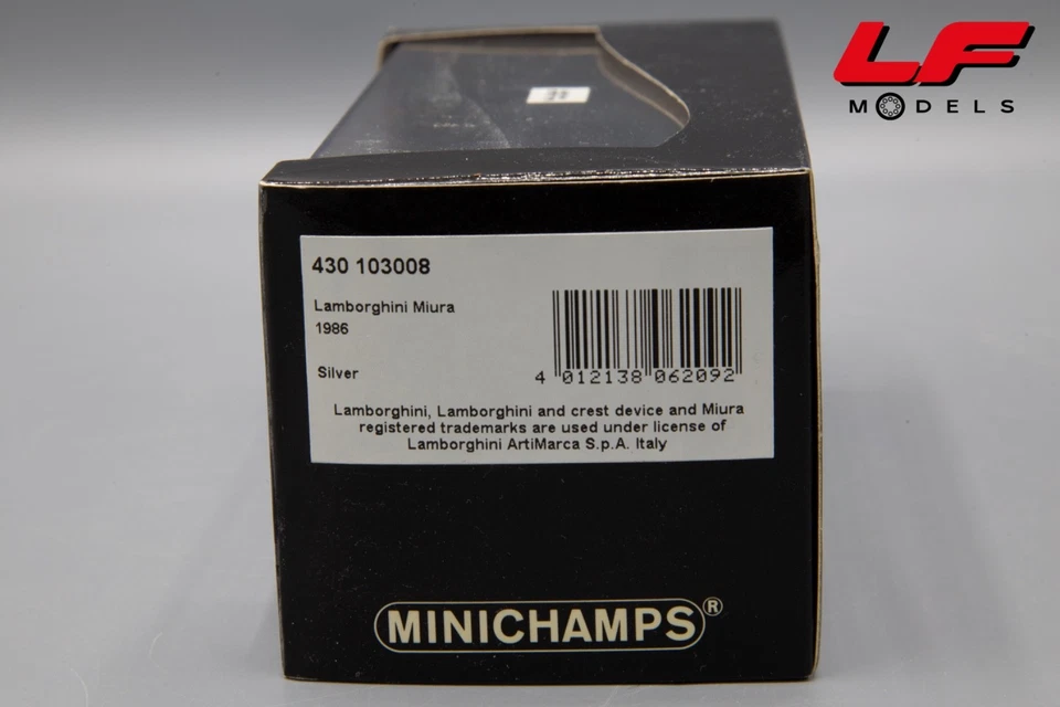 1:43 Lamborghini Miura 1986 - Minichamps - Immagine 4 di 4