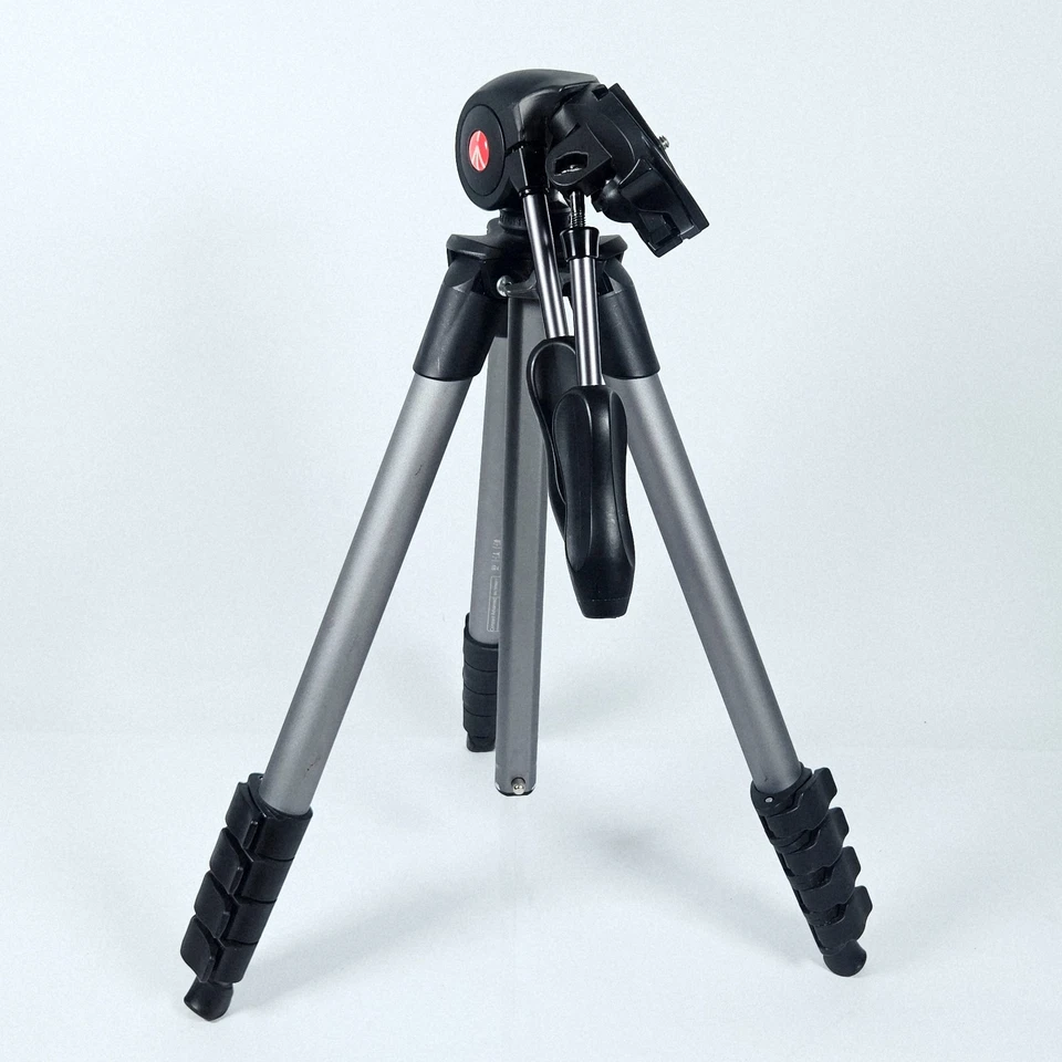 Manfrotto Tripod Adjustable Height Camera Stand Quick Release Aluminium Preloved - Image 3 of 4