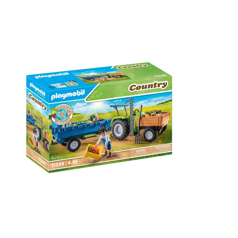 PLAYMOBIL 71249 Traktor mit Anhänger - Image 8