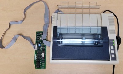 Vintage Epson MX 80 Terminal Printer Powers On - FOR PARTS