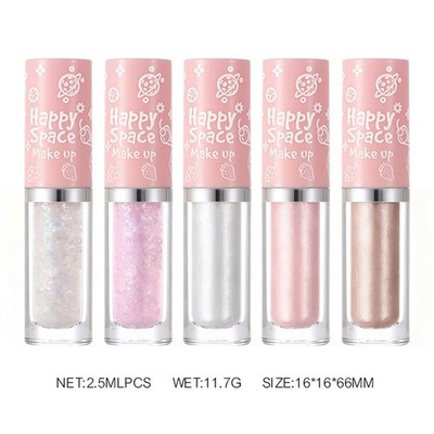 Women Glitter Liquid Water Resistant Liquid Eyeshadow Eyeshadow Highlighter