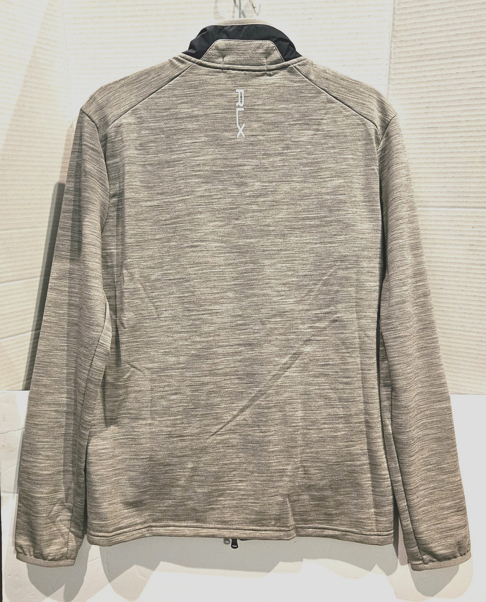 RLX Ralph Lauren Mens Small Hybrid Wool Golf Jacket Navy Gray Full