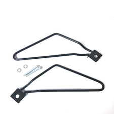 Universal Saddle Bag Support Bar Mount Bracket Black For Harley Sportster 883