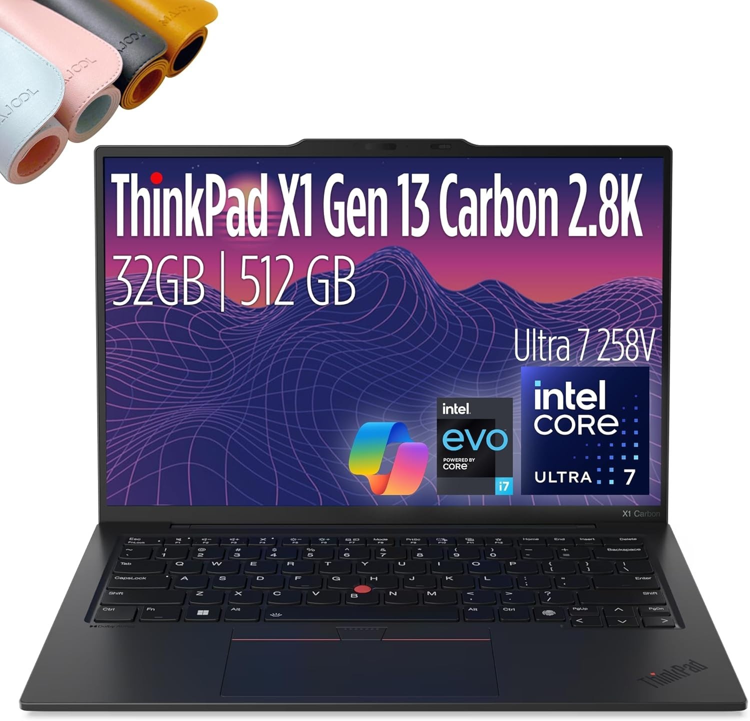 Lenovo ThinkPad X1, 14-Inch Laptop, with Intel® Core™ Ultra 7 268V vPro® Processor (LPE-cores up to 3.70 G, 512 GB SSD (Solid State Drive), Windows 11 Pro