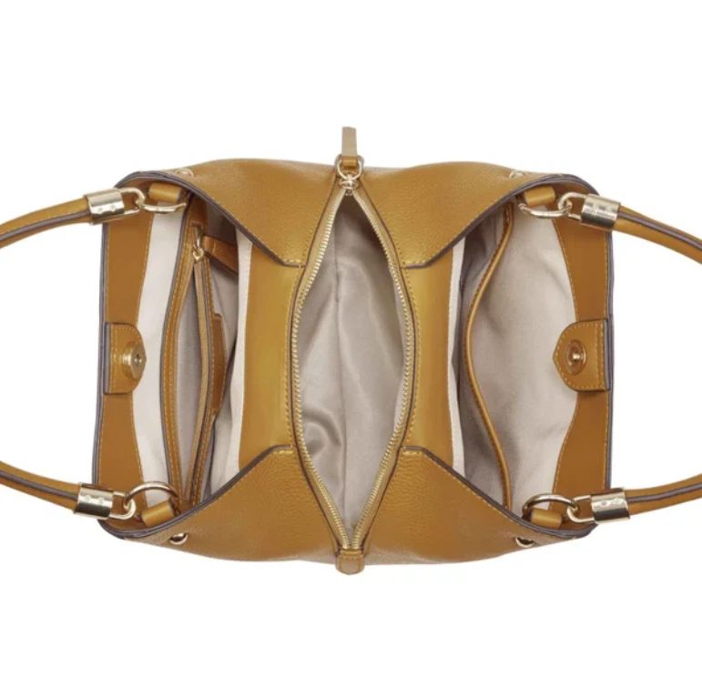 Bolso Bandolera Nine West Etta Carryall Dorado Coñac Foto 4 de 4